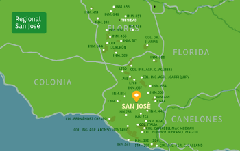 Mapa oficina regional San José